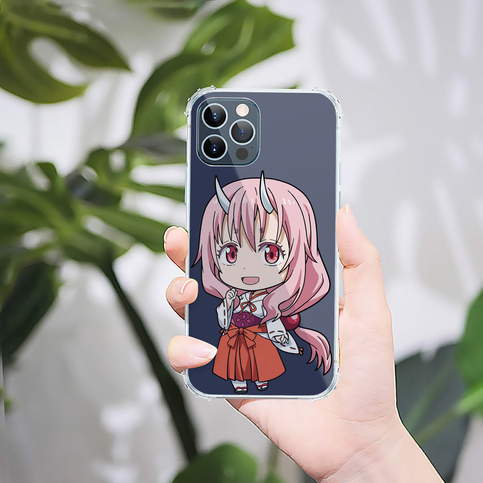（画像用） 転スラ Regarding Reincarnated to Slime 【iPhone 12シリーズ対応】透明スマホケース（クリアソフトケース）